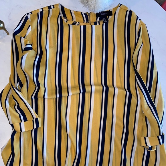 Forever 21 striped blouse - Picture 1 of 2